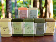 Rue, Sage, Rosemary, Pirul, Coconut, Cinnamon, Rose Soaps for Rituals